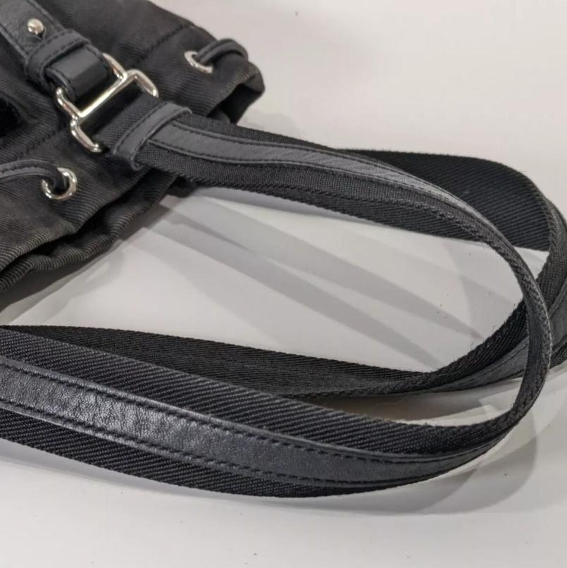 YVES SAINT LAURENT YSL Small Kahara Canvas Tote Bag