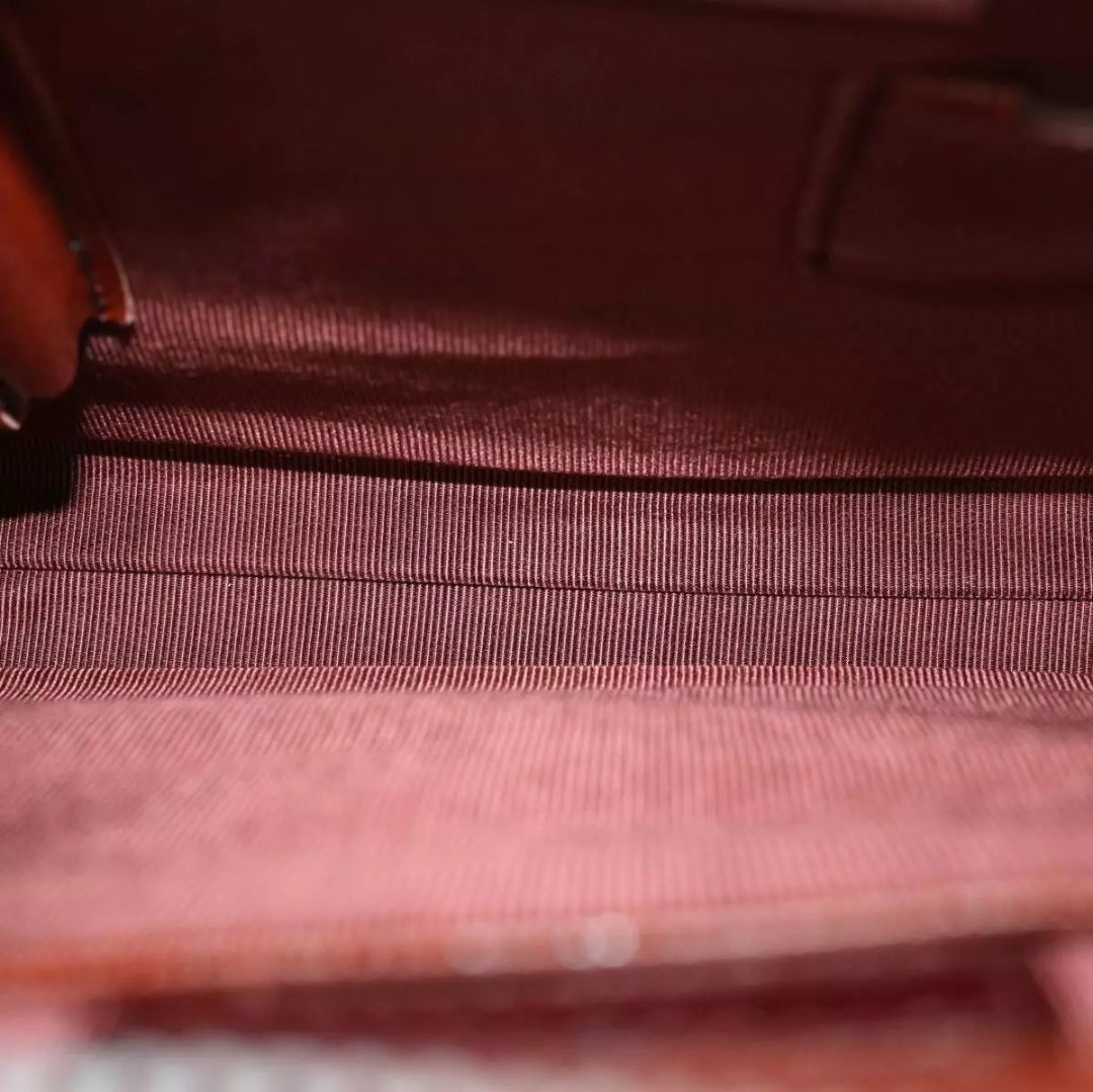 VALENTINO Cognac Brown Business Bag