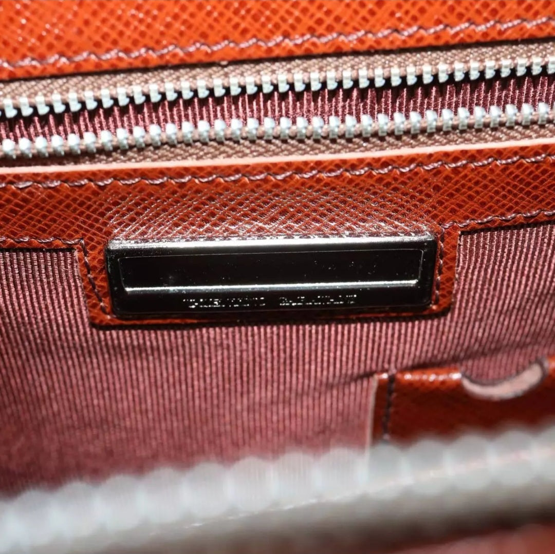 VALENTINO Cognac Brown Business Bag